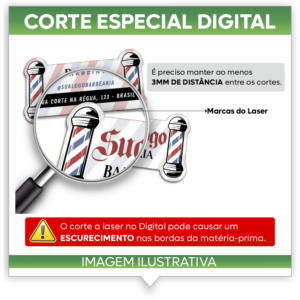 CORTE ESPECIAL DIGITAL PARA CARTÃO DE VISITA